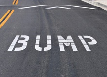 bump in the road